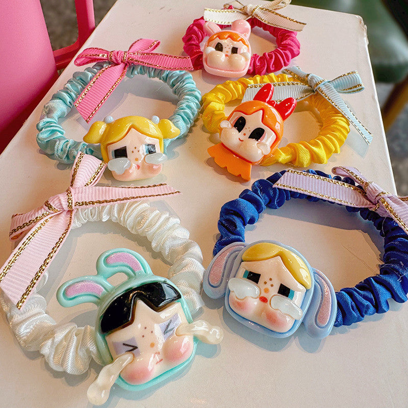 【雑貨】5点セットキャラクターヘアリング W14011