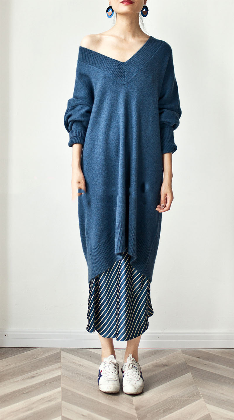 【Dress】オフィス通勤ニットワンピース W13333