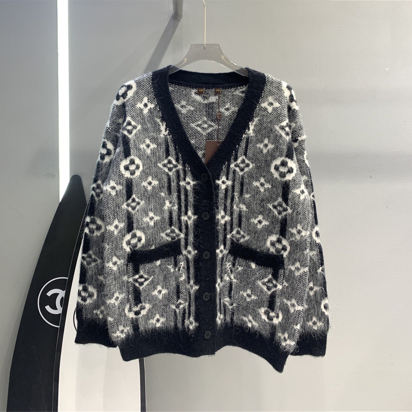 【Outer】ジャカードニットカーディガン W14217