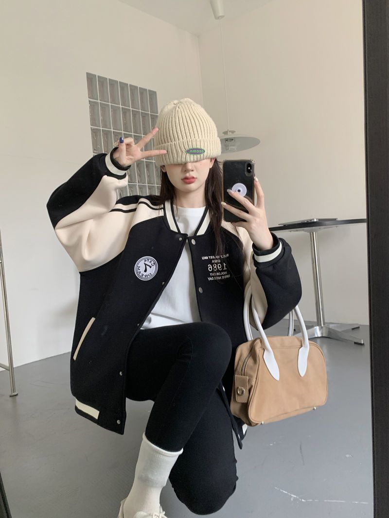 【Outer】カジュアルスタジャンジャケット W13615