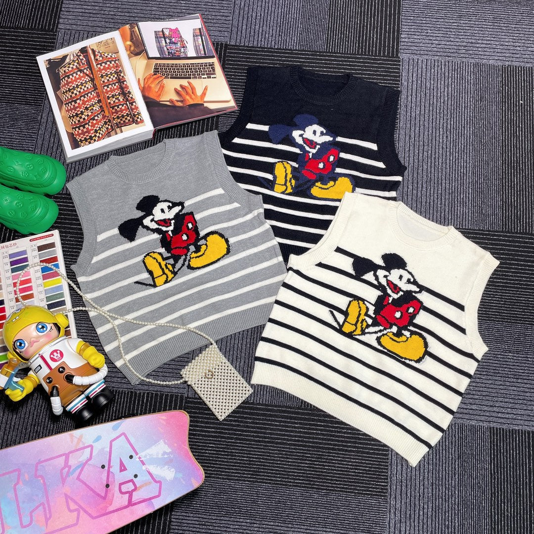 【Outer】3色展開ニットタンクトップ W8462