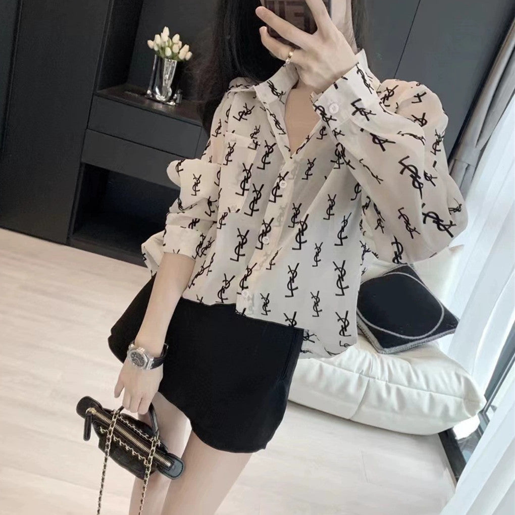 【Tops】新入荷~プリントシアープルオーバー W10170