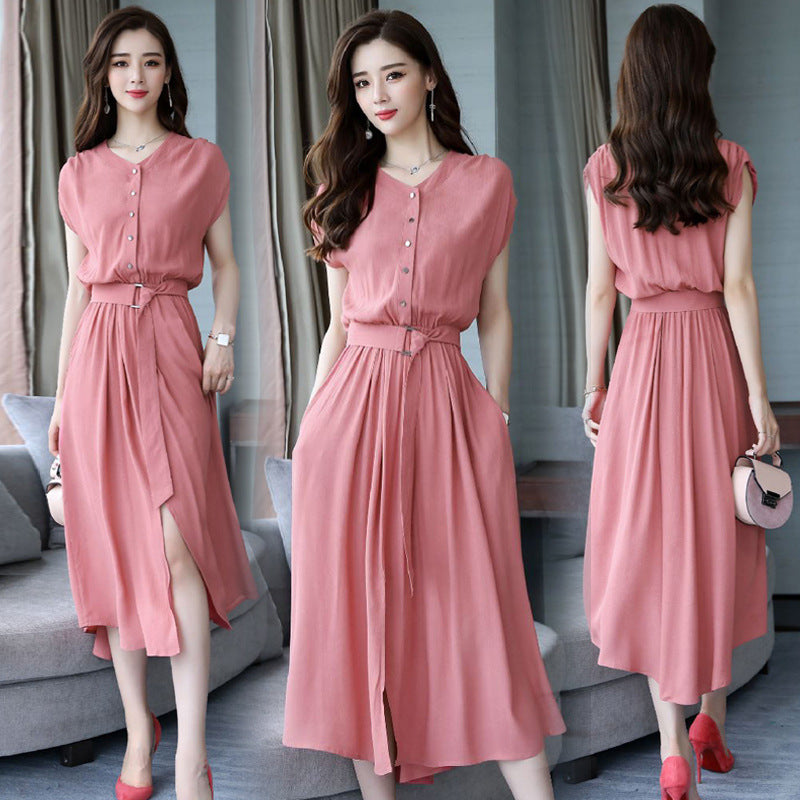 【Dress】新作アイテム~4色展開シンプルシャツワンピース W7299