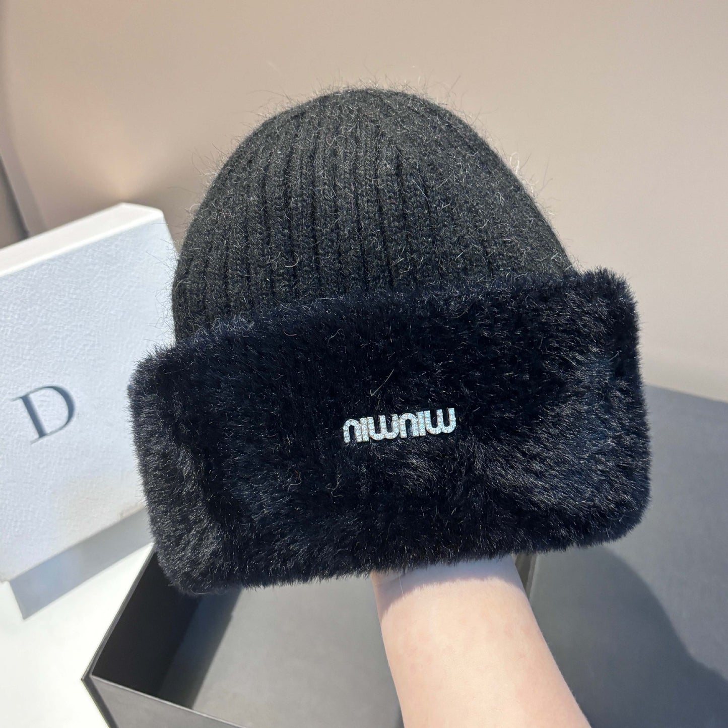 【雑貨】高級感ニット帽子 Z8064