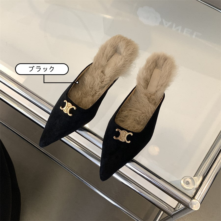 【Shoes】2タイプファースリッパ Z8132