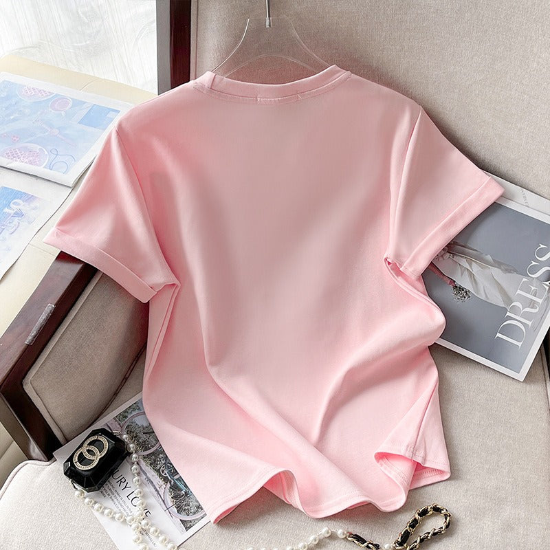 【Tops】2色選択可Tシャツ W12420
