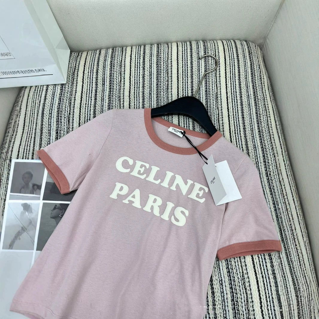 【Tops】プリントデザインTシャツ T01494