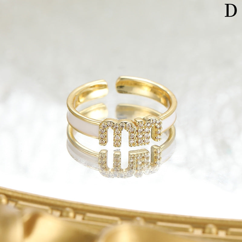 【雑貨】エナメル指輪アクセサリー T01183