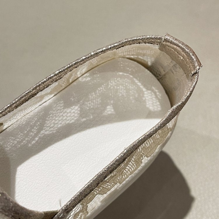 【Shoes】厚底通気フラットシューズ W11259