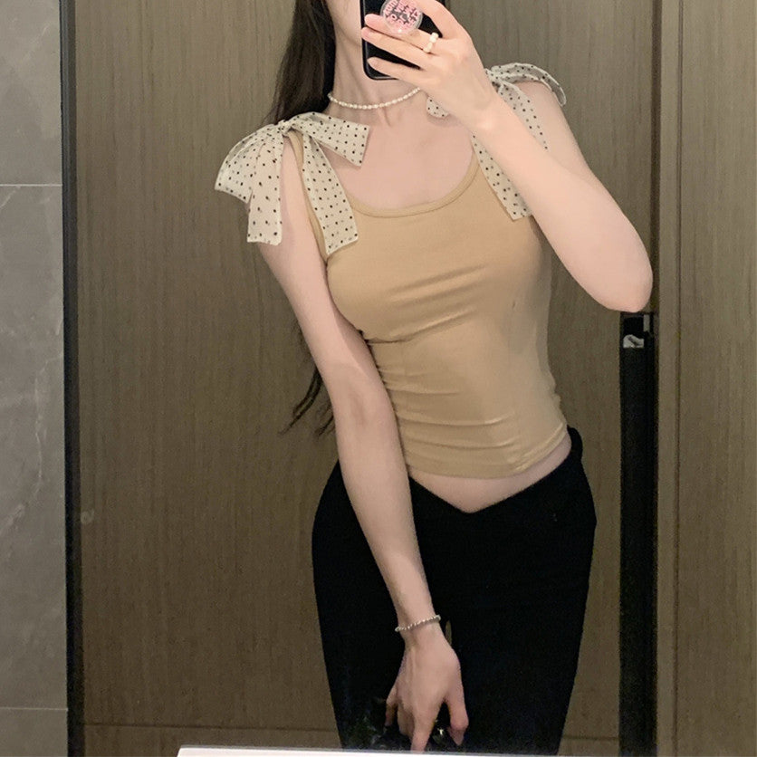 【Tops】リボンキャミソール W12346
