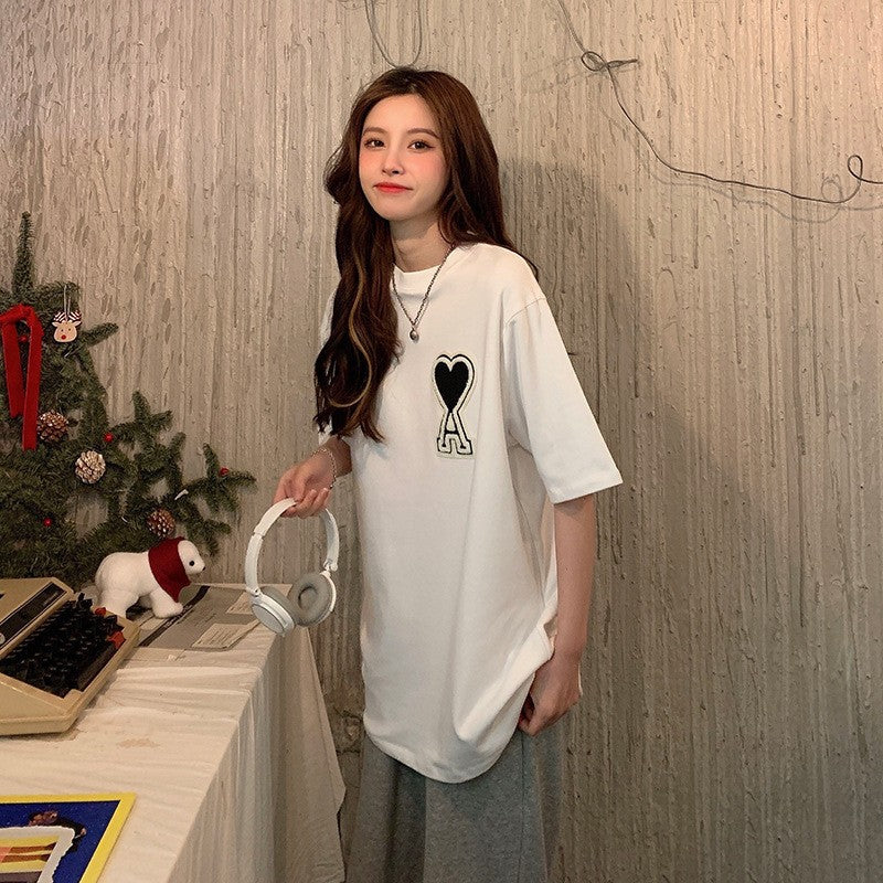 【Tops】6色選択可Tシャツ W12447
