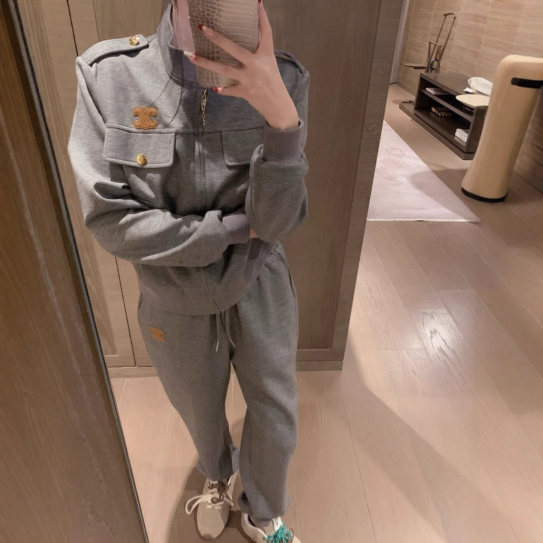 【Set】パーカー + パンツ2点セット T01248