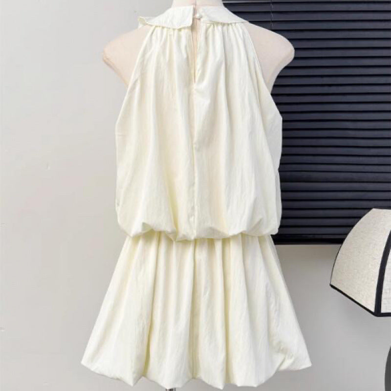 【Dress】フェイクツーウェイ ハイネックワンピース T01845