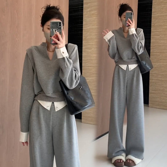 【Set】プルオーバー+パンツ セットアップ Z8023