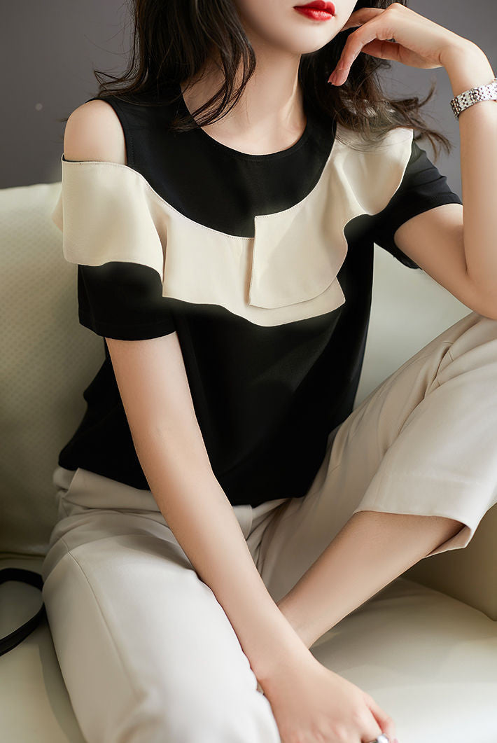 【Tops】新入荷肩見せブラウス W11611