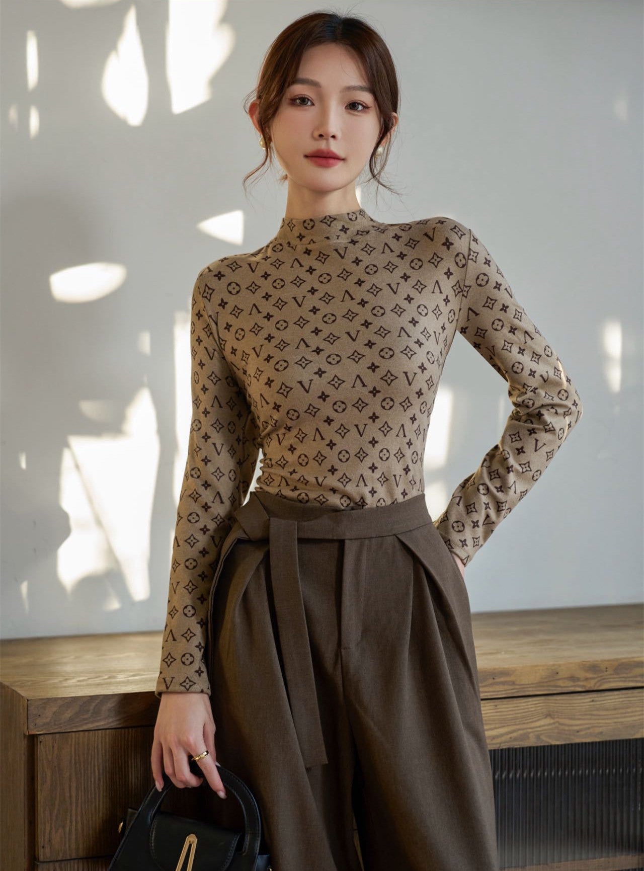 【Tops】カットソー5色選択可 W14190