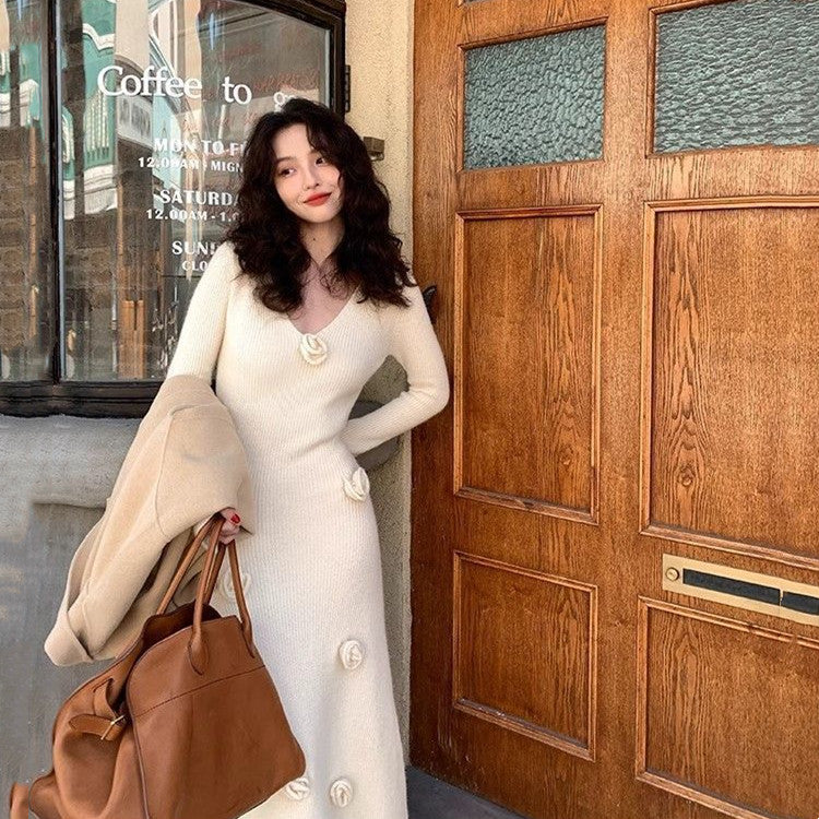 【Dress】フラワーワンピース W14748