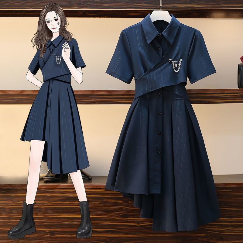【Dress】美感いっぱい!レディースウエスト絞りbackリボン飾りスーツワンピース W-0696