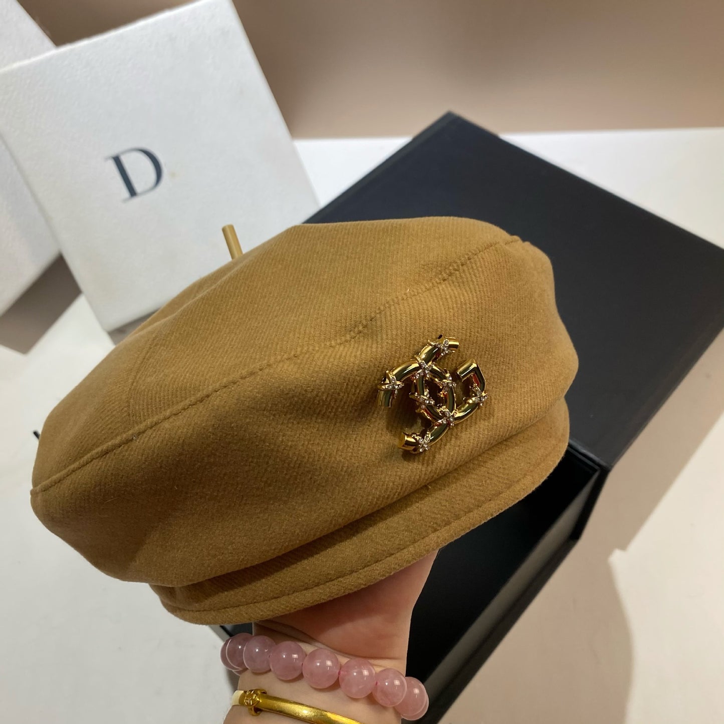 【雑貨】4色ファッションベレー帽 W13855