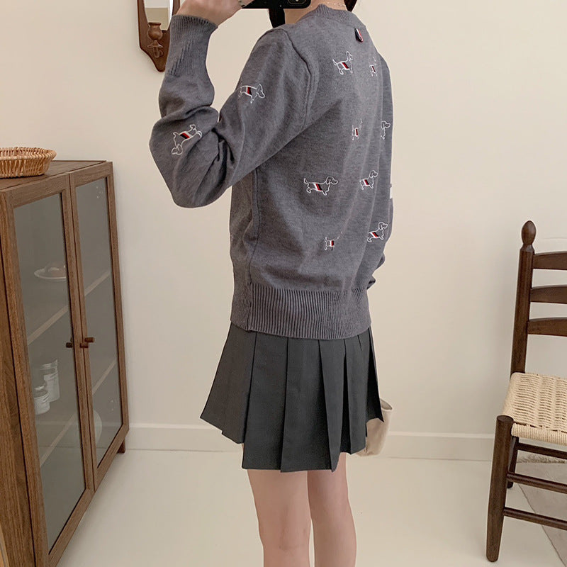 【Tops】3色選択可ニット W14323