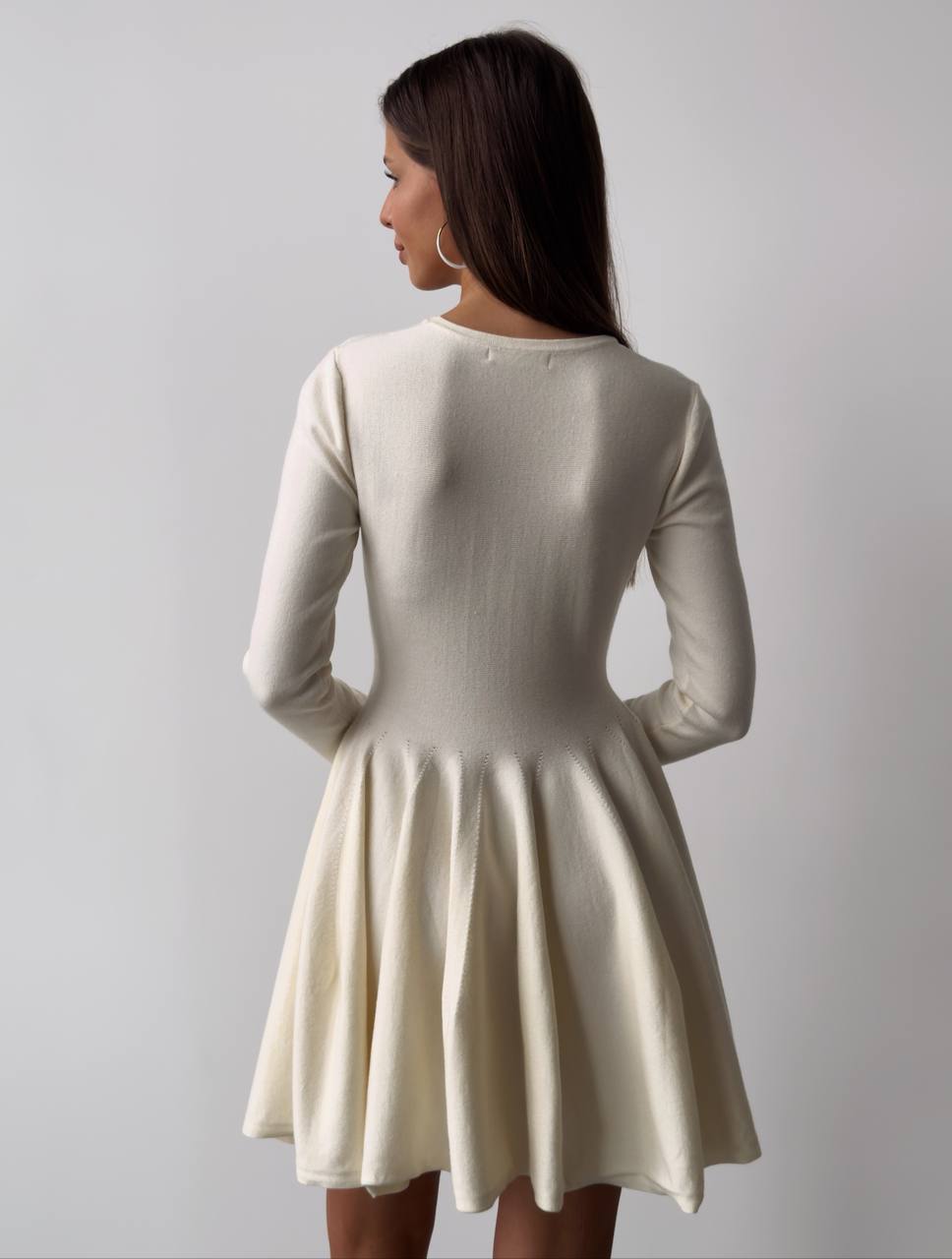【Dress】可愛いニットワンピース W13230