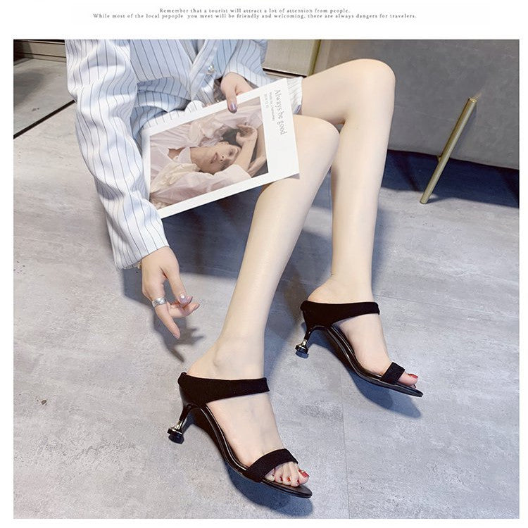 【Shoes】ハイヒールサンダルスリッパ W11541