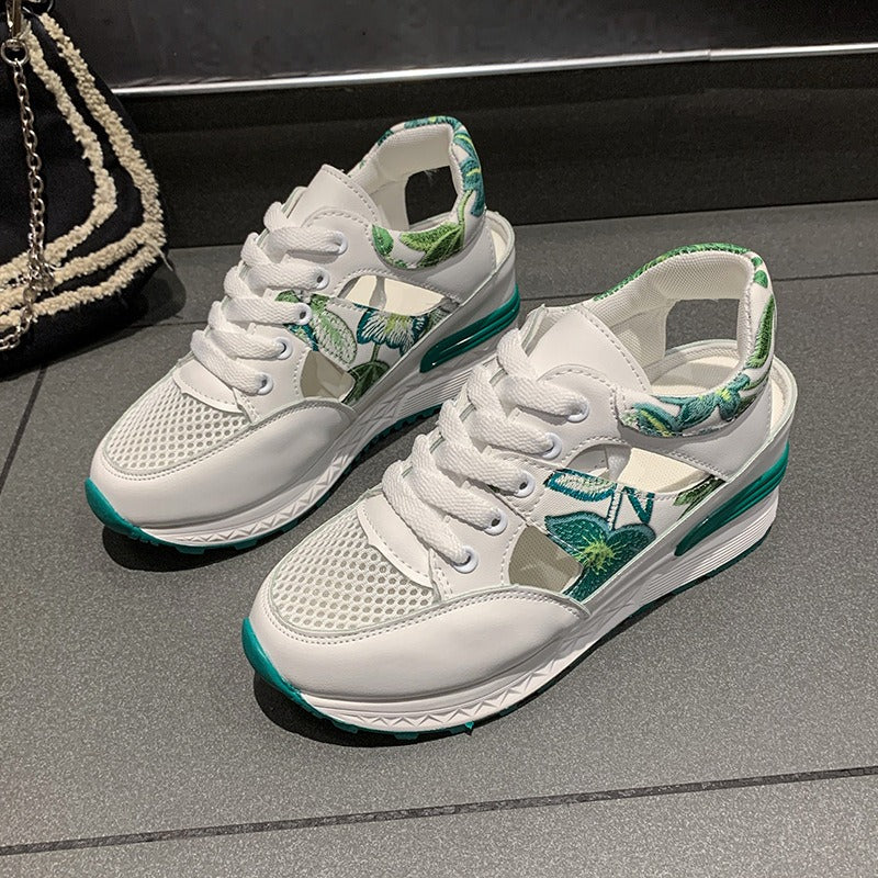 【Shoes】透かし彫りスニーカー W11547