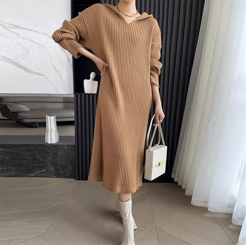 【Dress】ルーズ感ニットワンピース Z8385