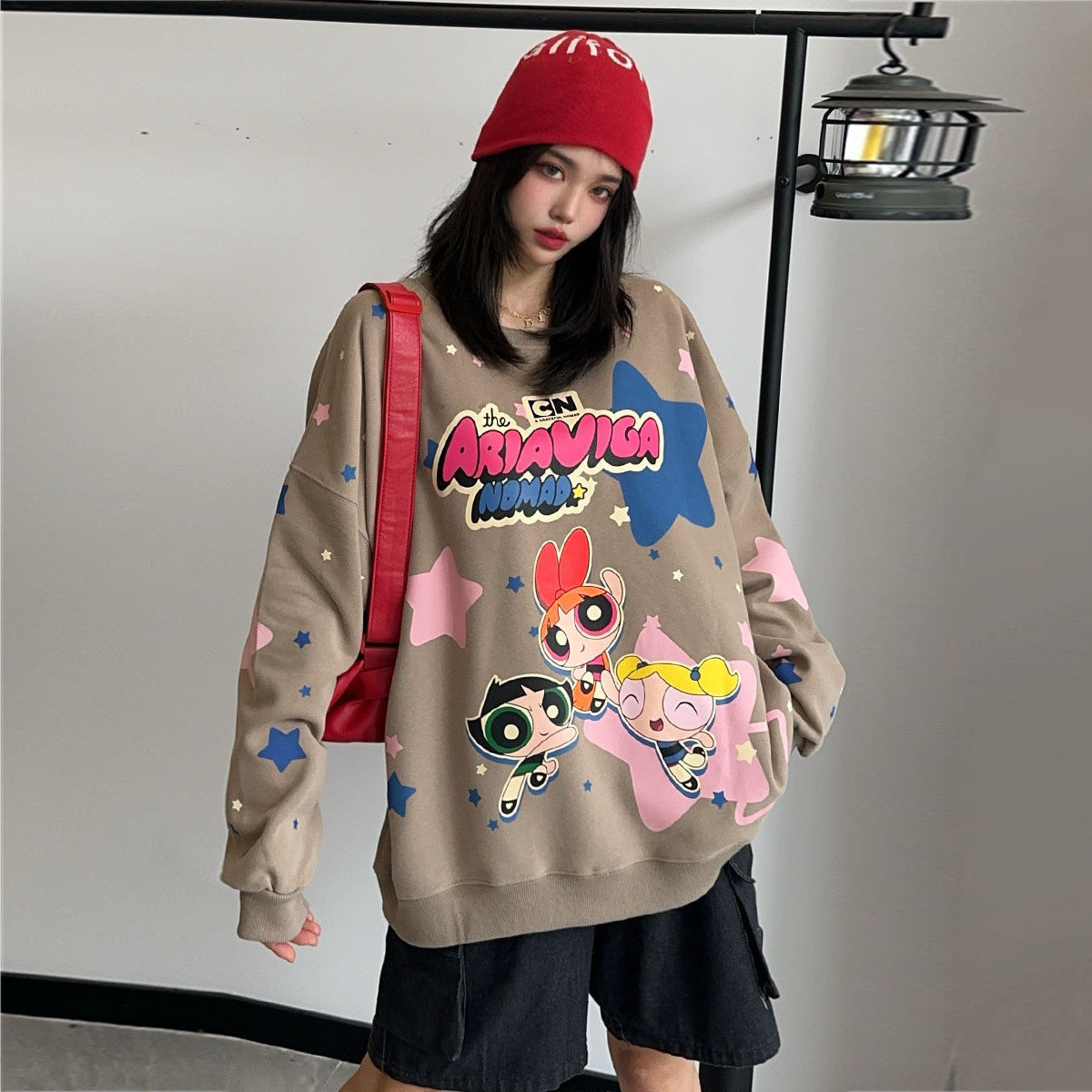 【Tops】キャラクタープリントプルオーバー W13992