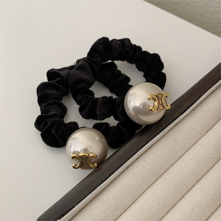 【雑貨】ビーズデザインヘアリング W11993