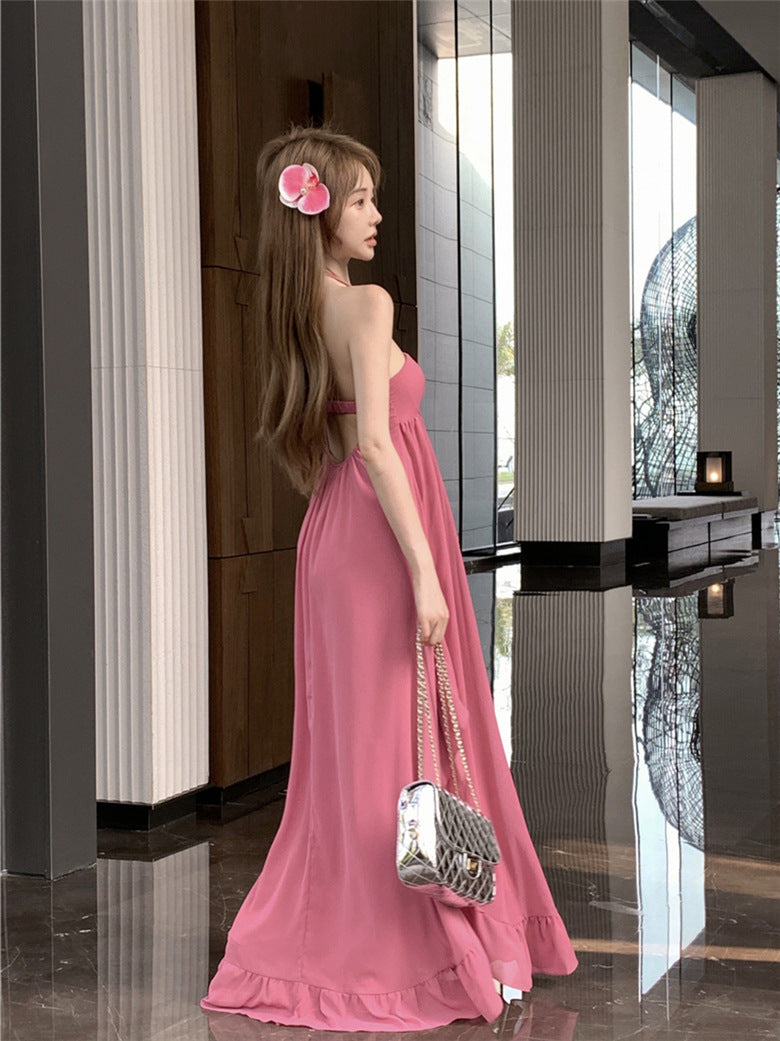 【Dress】リゾート風ロングスカート T01396