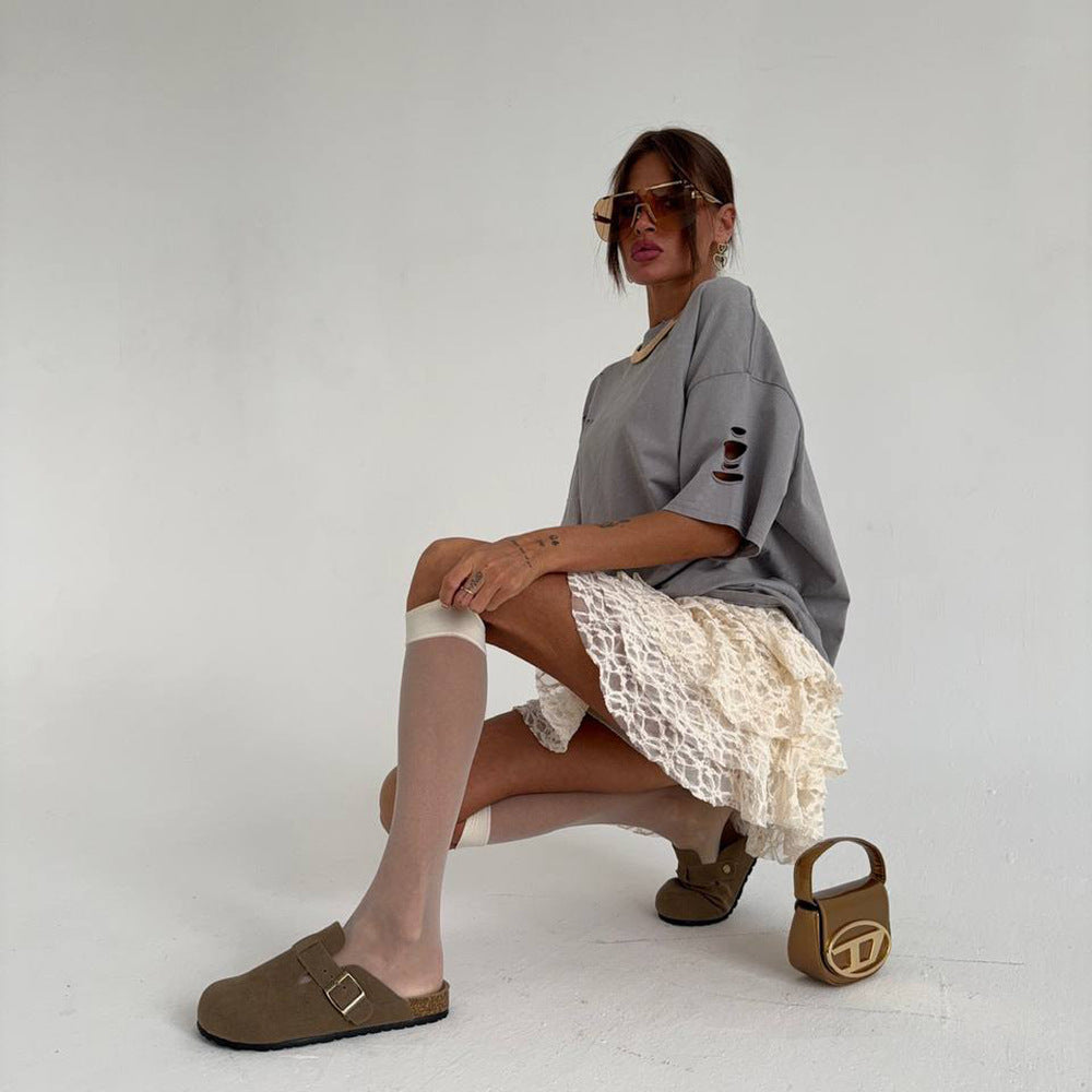 【Bottoms】可愛いレーススカート T01339