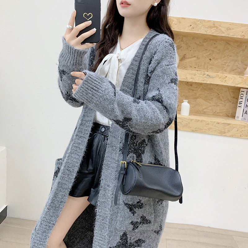 【Outer】ロング丈カーディガン W14435