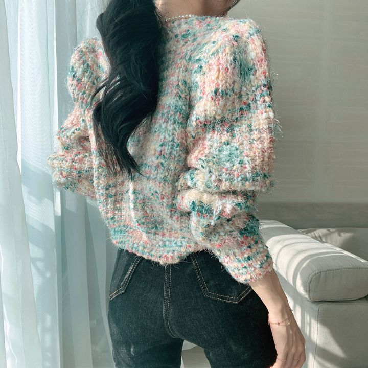 【Outer】3色展開カーディガン W13390