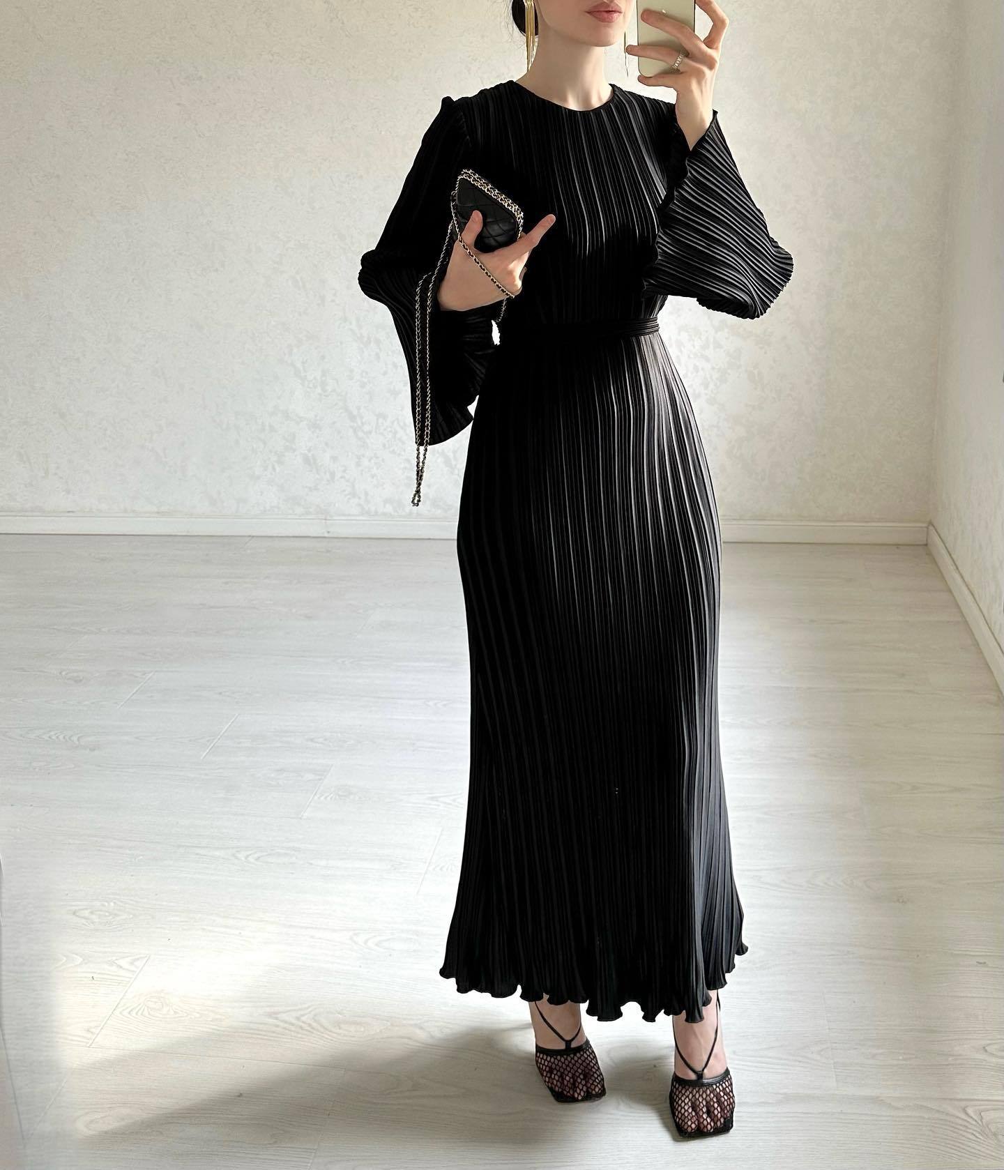 【Dress】プリーツドレス W13266