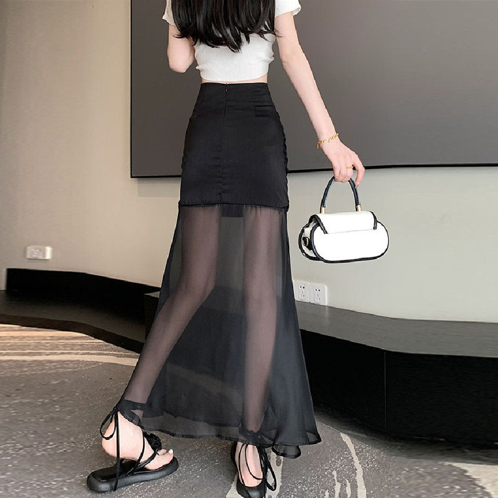 【Dress】2色マーメイドスカート T01744