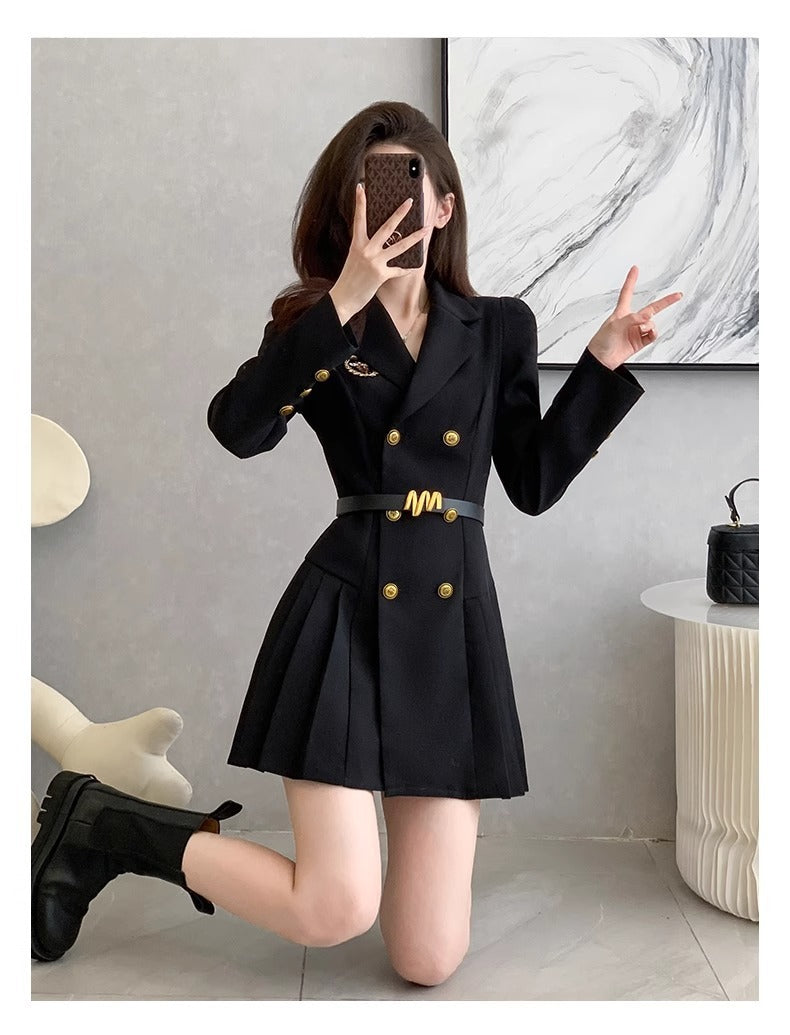 【Dress】春秋スーツワンピース W13807