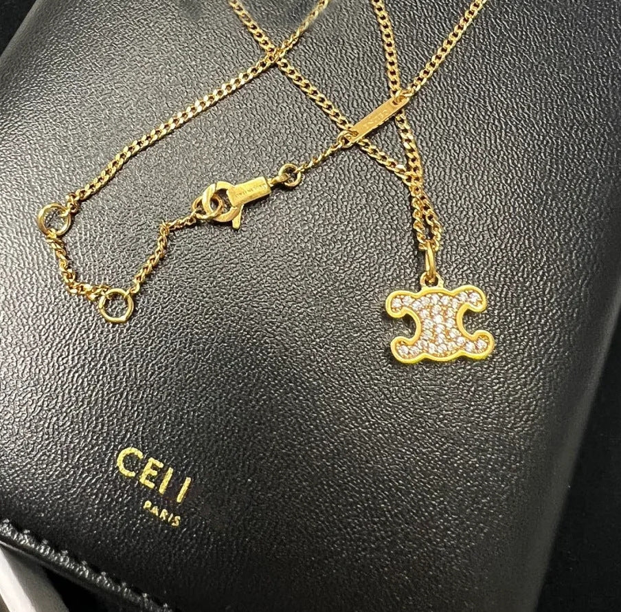 【雑貨】キラキラダイヤモンドネックレス T01241