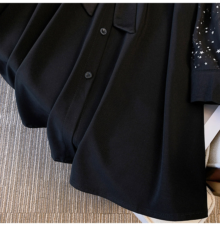 【Dress】チュール切替ワンピース W8414