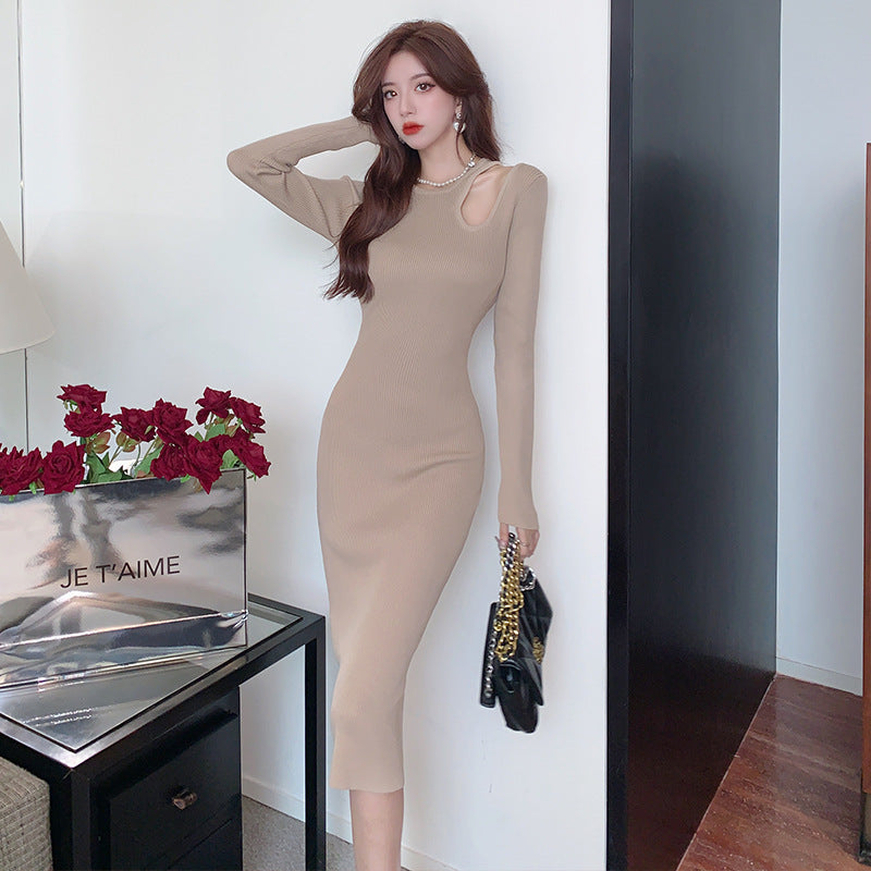【Dress】透かし彫りフェミニンワンピース Z-6217
