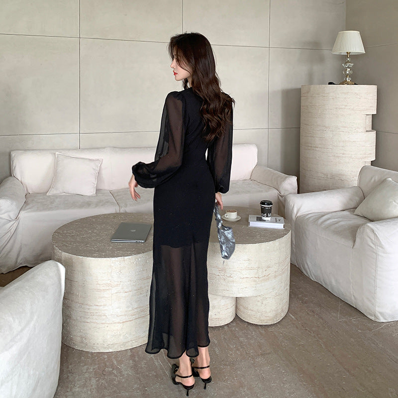 【Dress】春秋フリルワンピース Z7562