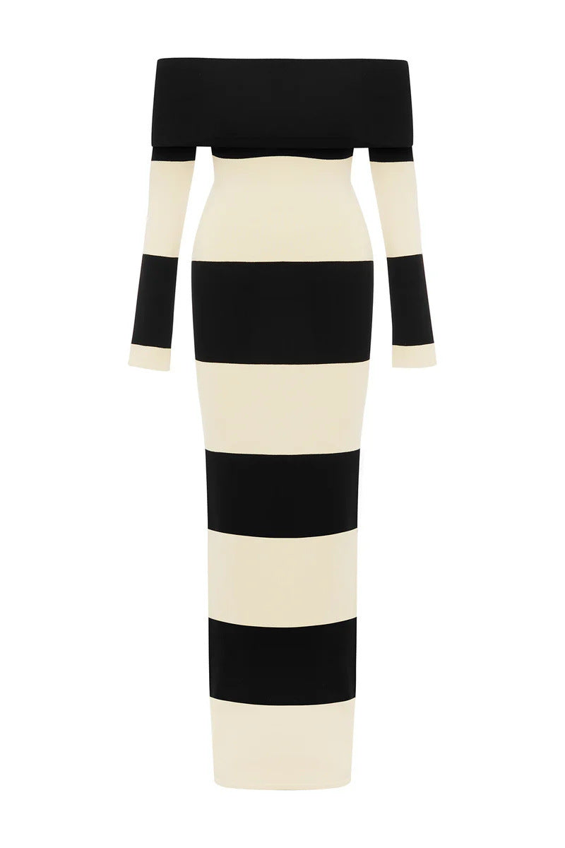 【Dress】オフショルダーワンピース W14175