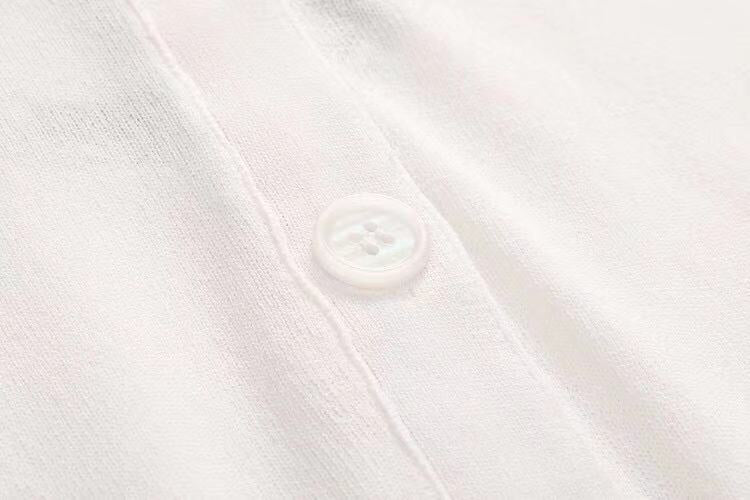 【Outer】Vネックカーディガン W13694