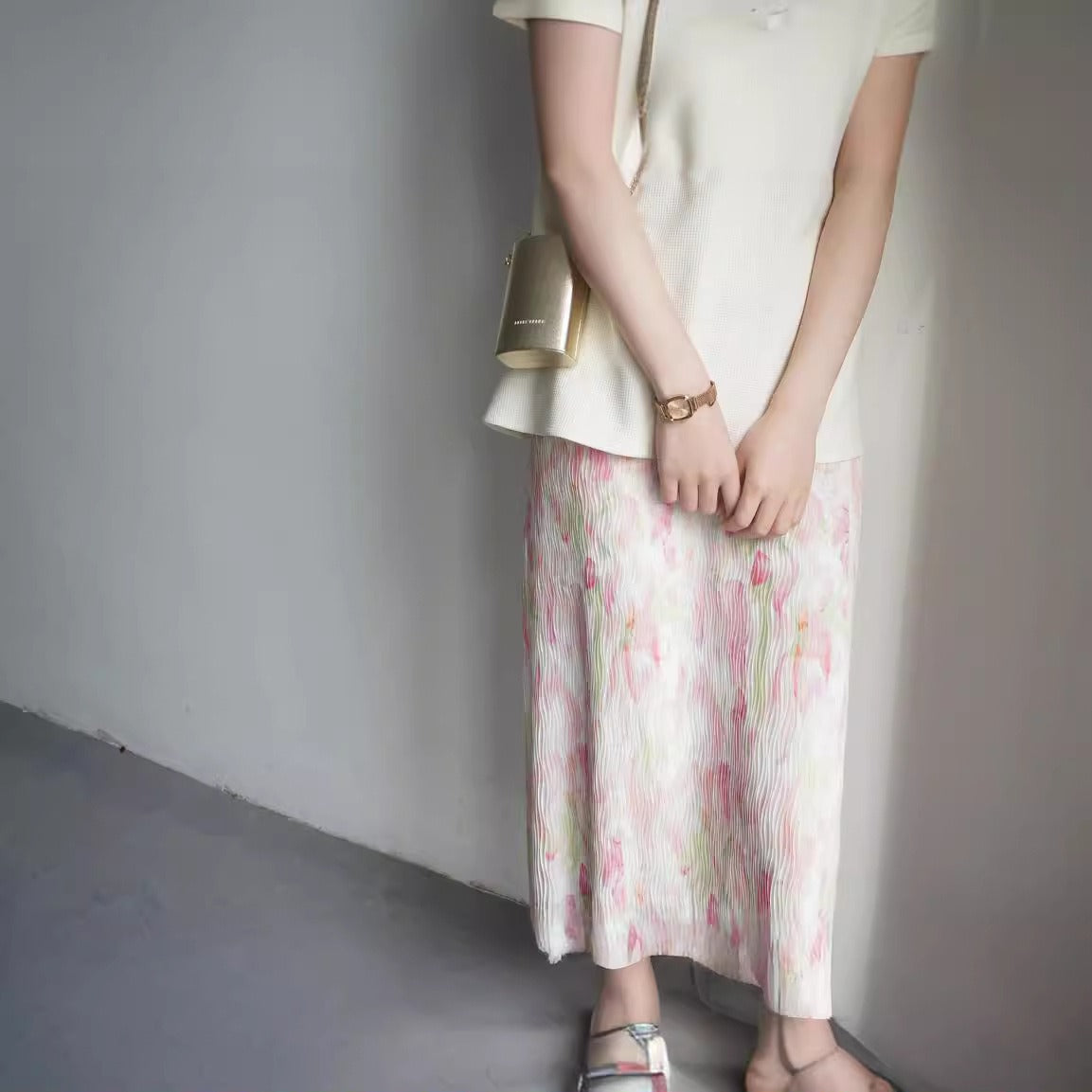 【Bottoms】フラワースカート W12480