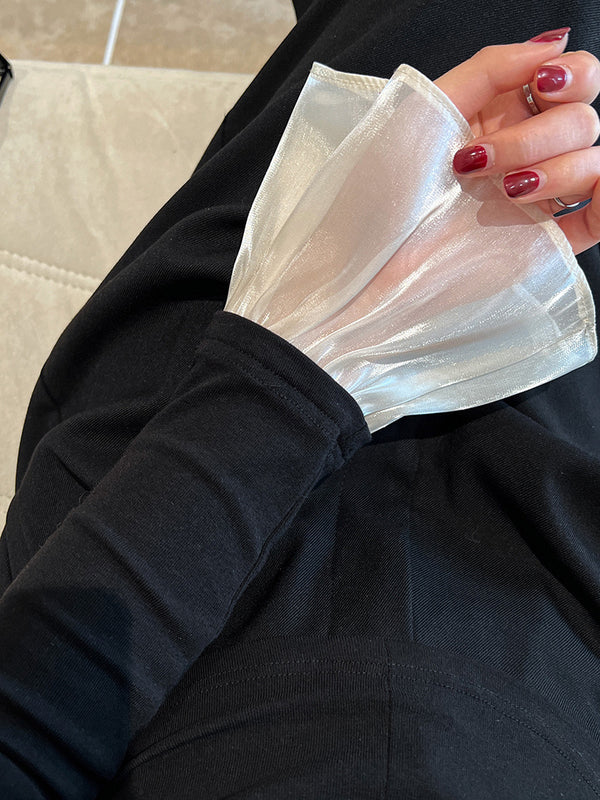 【Tops】切り替えデザインTシャツ W13081