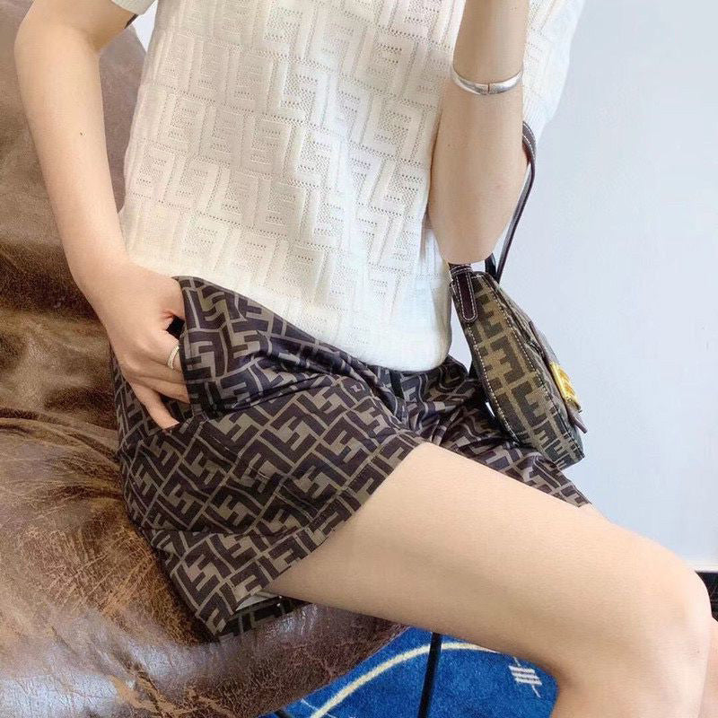 【Bottoms】プリントショートパンツ W10862