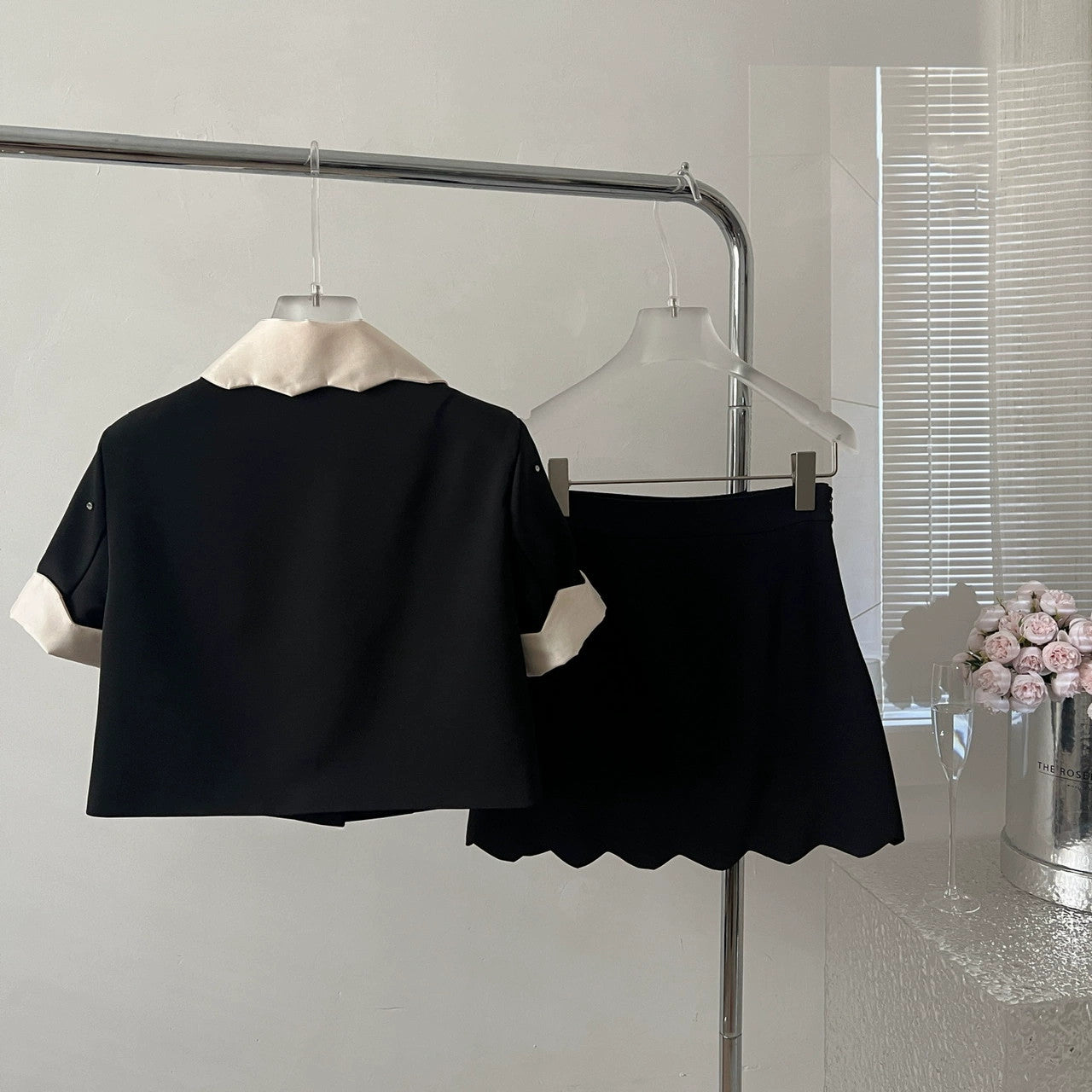 【Set】可愛い2点セット ジャケット + スカート  W11207