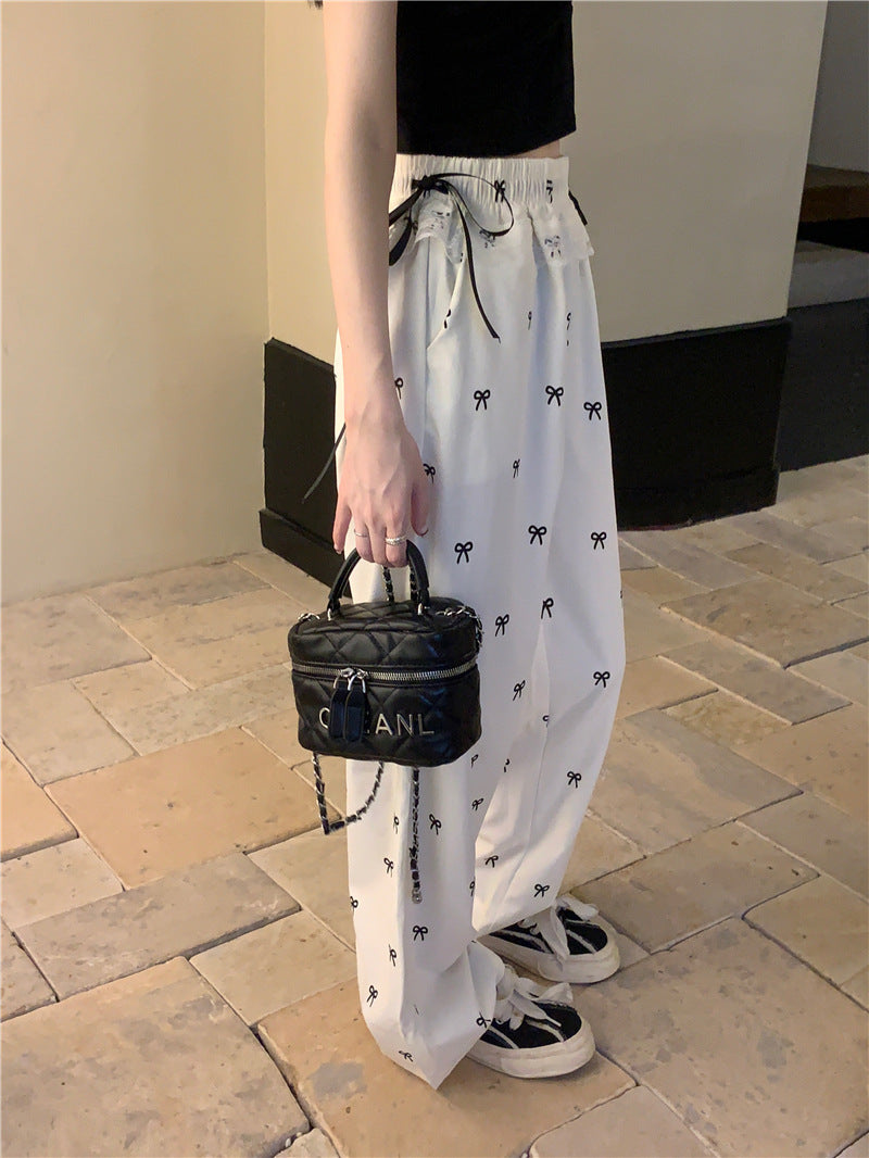 【Bottoms】レース切り替えパンツ T01365