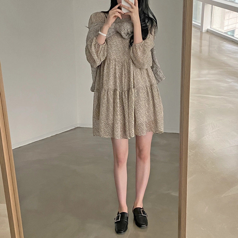 【Dress】花柄ワンピース T01380
