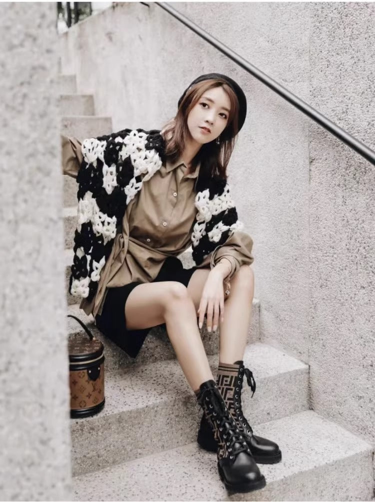 【Shoes】春秋エンジニアブーツ W13898